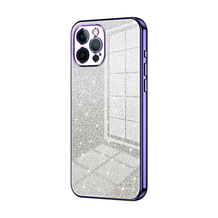 Capa de Telemóvel Electroplated com Pó de Glitter em Degradé, Para iPhone 11 Pro Max, Para iPhone 11, Para iPhone 11 Pro, Para iPhone X / XS, Para iPhone XR, Para iPhone XS Max