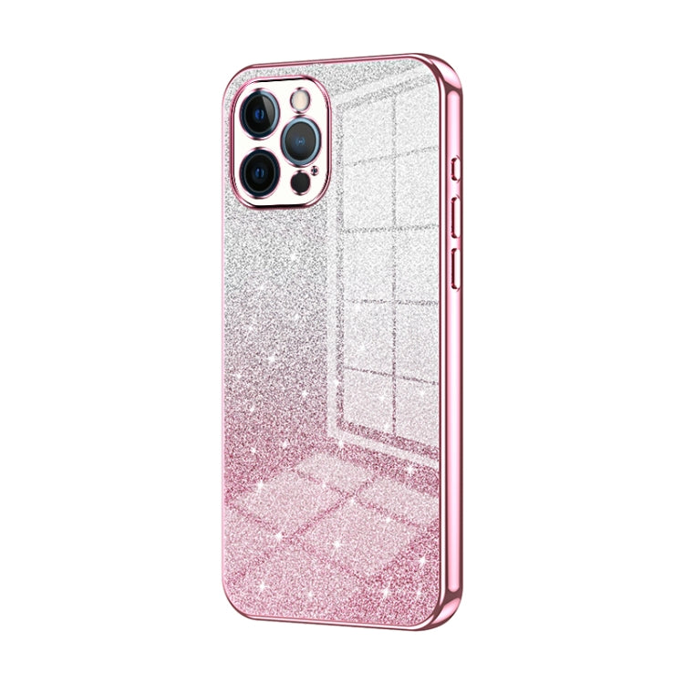 Capa de Telemóvel Electroplated com Pó de Glitter em Degradé, Para iPhone 11 Pro Max, Para iPhone 11, Para iPhone 11 Pro, Para iPhone X / XS, Para iPhone XR, Para iPhone XS Max