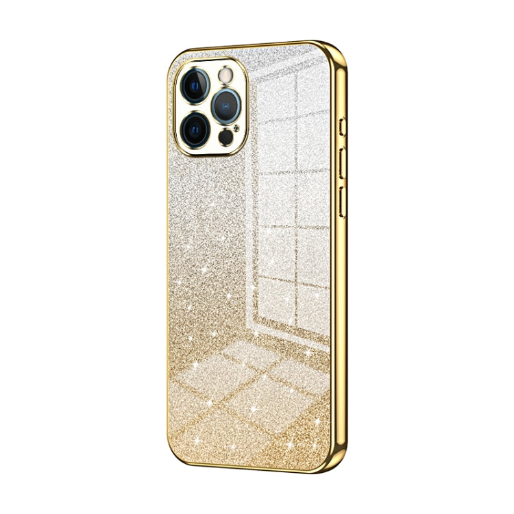 Capa de Telemóvel Electroplated com Pó de Glitter em Degradé, Para iPhone 11 Pro Max, Para iPhone 11, Para iPhone 11 Pro, Para iPhone X / XS, Para iPhone XR, Para iPhone XS Max