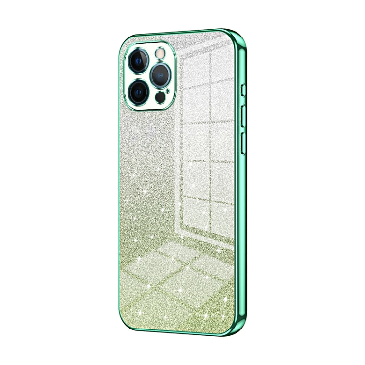 Capa de Telemóvel Electroplated com Pó de Glitter em Degradé, Para iPhone 11 Pro Max, Para iPhone 11, Para iPhone 11 Pro, Para iPhone X / XS, Para iPhone XR, Para iPhone XS Max