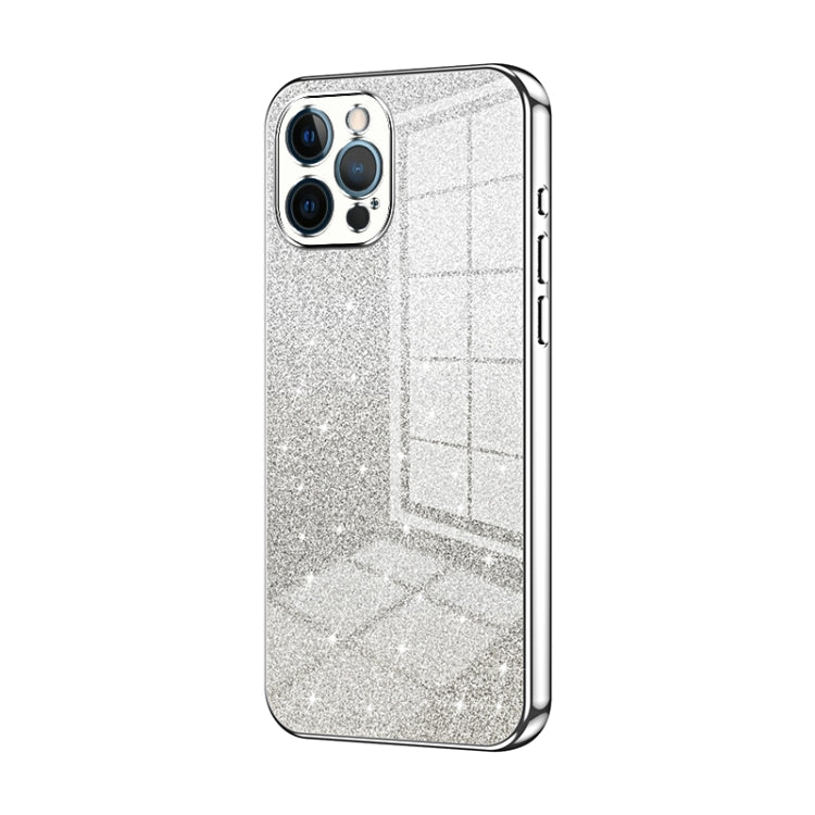 Capa de Telemóvel Electroplated com Pó de Glitter em Degradé, Para iPhone 11 Pro Max, Para iPhone 11, Para iPhone 11 Pro, Para iPhone X / XS, Para iPhone XR, Para iPhone XS Max