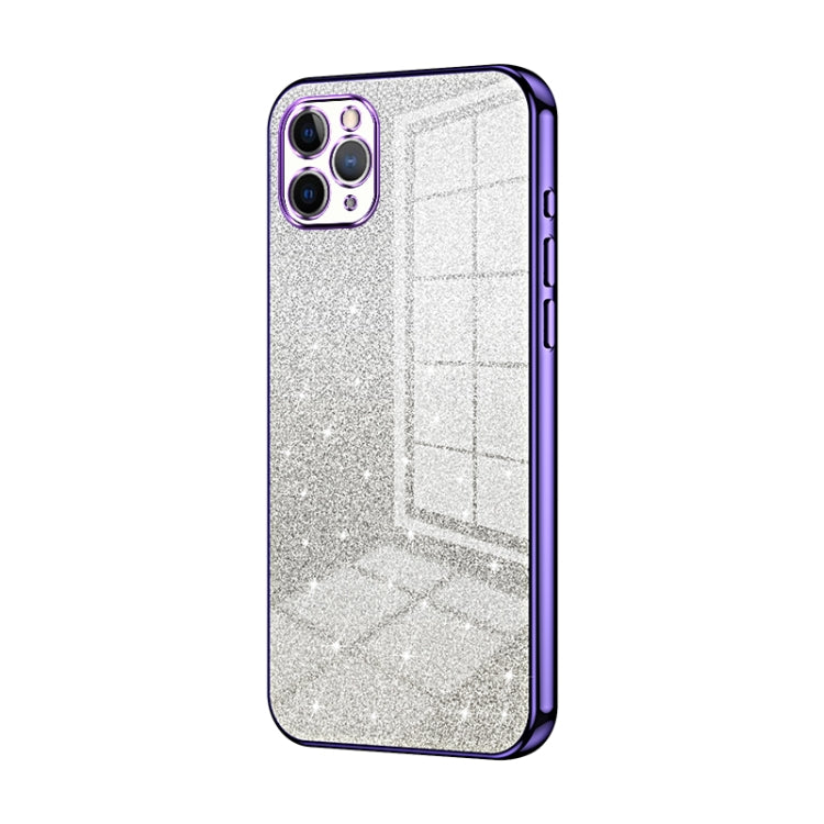 Capa de Telemóvel Electroplated com Pó de Glitter em Degradé, Para iPhone 11 Pro Max, Para iPhone 11, Para iPhone 11 Pro, Para iPhone X / XS, Para iPhone XR, Para iPhone XS Max