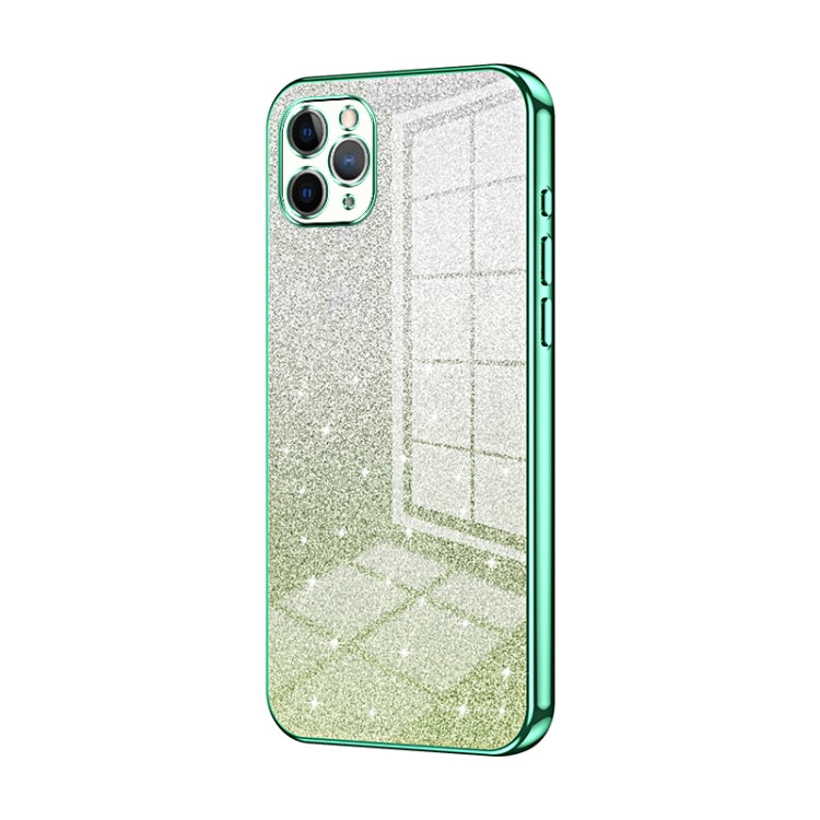 Capa de Telemóvel Electroplated com Pó de Glitter em Degradé, Para iPhone 11 Pro Max, Para iPhone 11, Para iPhone 11 Pro, Para iPhone X / XS, Para iPhone XR, Para iPhone XS Max