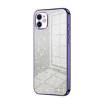 Capa de Telemóvel Electroplated com Pó de Glitter em Degradé, Para iPhone 11 Pro Max, Para iPhone 11, Para iPhone 11 Pro, Para iPhone X / XS, Para iPhone XR, Para iPhone XS Max