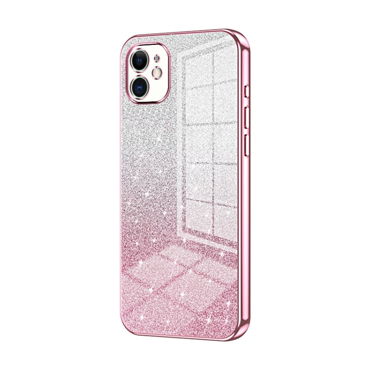 Capa de Telemóvel Electroplated com Pó de Glitter em Degradé, Para iPhone 11 Pro Max, Para iPhone 11, Para iPhone 11 Pro, Para iPhone X / XS, Para iPhone XR, Para iPhone XS Max