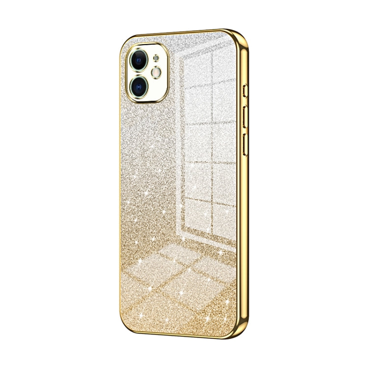 Capa de Telemóvel Electroplated com Pó de Glitter em Degradé, Para iPhone 11 Pro Max, Para iPhone 11, Para iPhone 11 Pro, Para iPhone X / XS, Para iPhone XR, Para iPhone XS Max