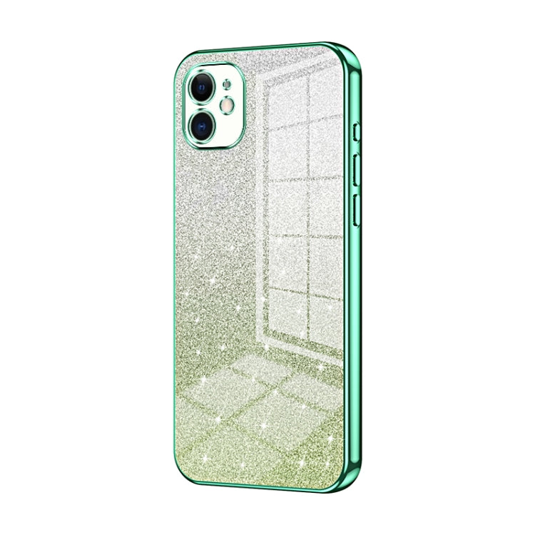 Capa de Telemóvel Electroplated com Pó de Glitter em Degradé, Para iPhone 11 Pro Max, Para iPhone 11, Para iPhone 11 Pro, Para iPhone X / XS, Para iPhone XR, Para iPhone XS Max
