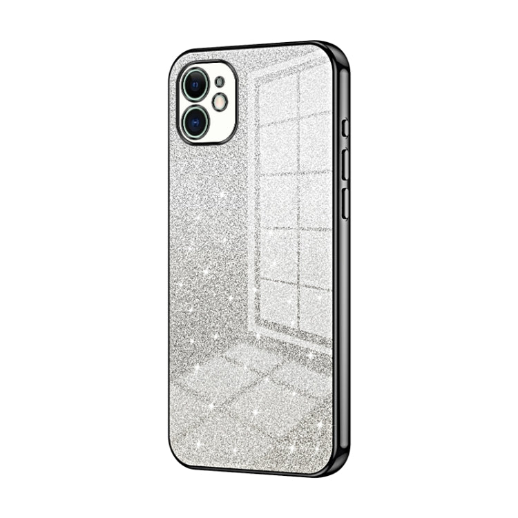 Capa de Telemóvel Electroplated com Pó de Glitter em Degradé, Para iPhone 11 Pro Max, Para iPhone 11, Para iPhone 11 Pro, Para iPhone X / XS, Para iPhone XR, Para iPhone XS Max
