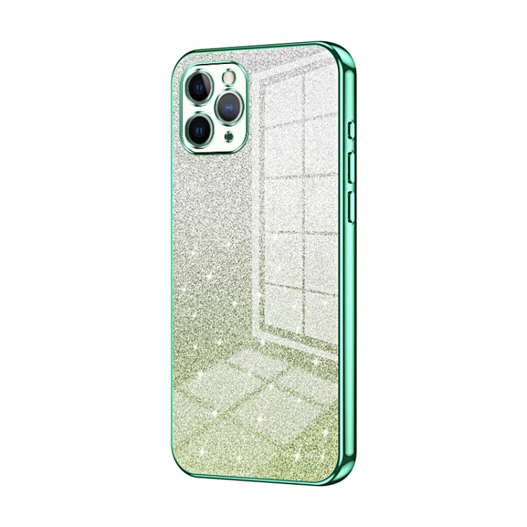 Capa de Telemóvel Electroplated com Pó de Glitter em Degradé, Para iPhone 11 Pro Max, Para iPhone 11, Para iPhone 11 Pro, Para iPhone X / XS, Para iPhone XR, Para iPhone XS Max
