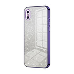 Capa de Telemóvel Electroplated com Pó de Glitter em Degradé, Para iPhone 11 Pro Max, Para iPhone 11, Para iPhone 11 Pro, Para iPhone X / XS, Para iPhone XR, Para iPhone XS Max
