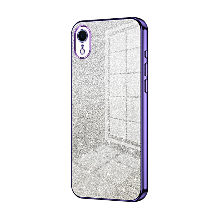Capa de Telemóvel Electroplated com Pó de Glitter em Degradé, Para iPhone 11 Pro Max, Para iPhone 11, Para iPhone 11 Pro, Para iPhone X / XS, Para iPhone XR, Para iPhone XS Max