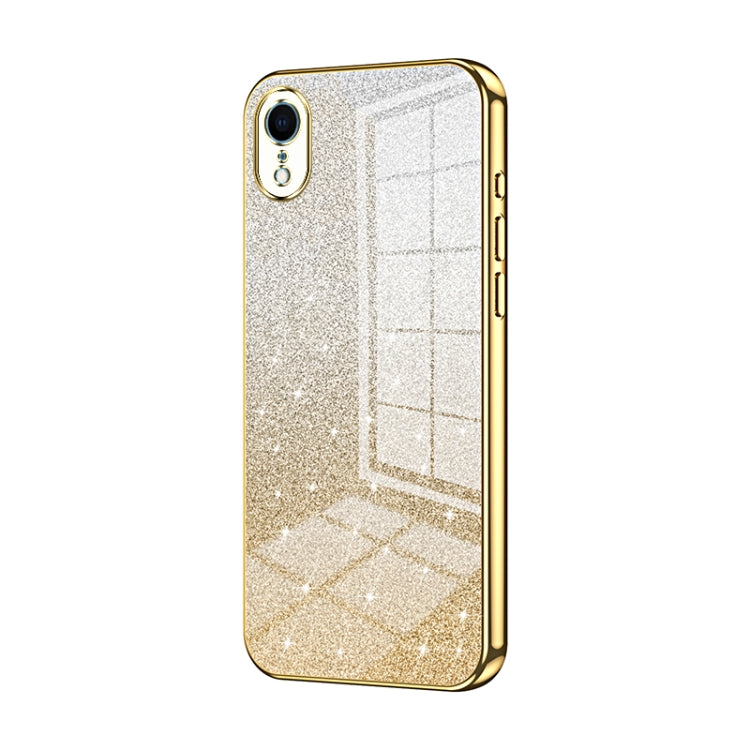 Capa de Telemóvel Electroplated com Pó de Glitter em Degradé, Para iPhone 11 Pro Max, Para iPhone 11, Para iPhone 11 Pro, Para iPhone X / XS, Para iPhone XR, Para iPhone XS Max