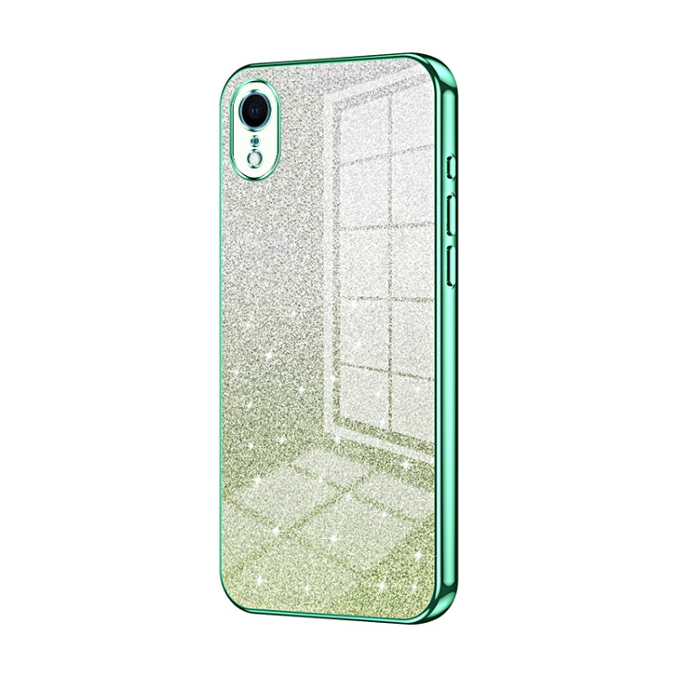 Capa de Telemóvel Electroplated com Pó de Glitter em Degradé, Para iPhone 11 Pro Max, Para iPhone 11, Para iPhone 11 Pro, Para iPhone X / XS, Para iPhone XR, Para iPhone XS Max