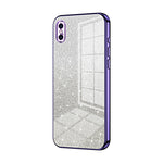 Capa de Telemóvel Electroplated com Pó de Glitter em Degradé, Para iPhone 11 Pro Max, Para iPhone 11, Para iPhone 11 Pro, Para iPhone X / XS, Para iPhone XR, Para iPhone XS Max