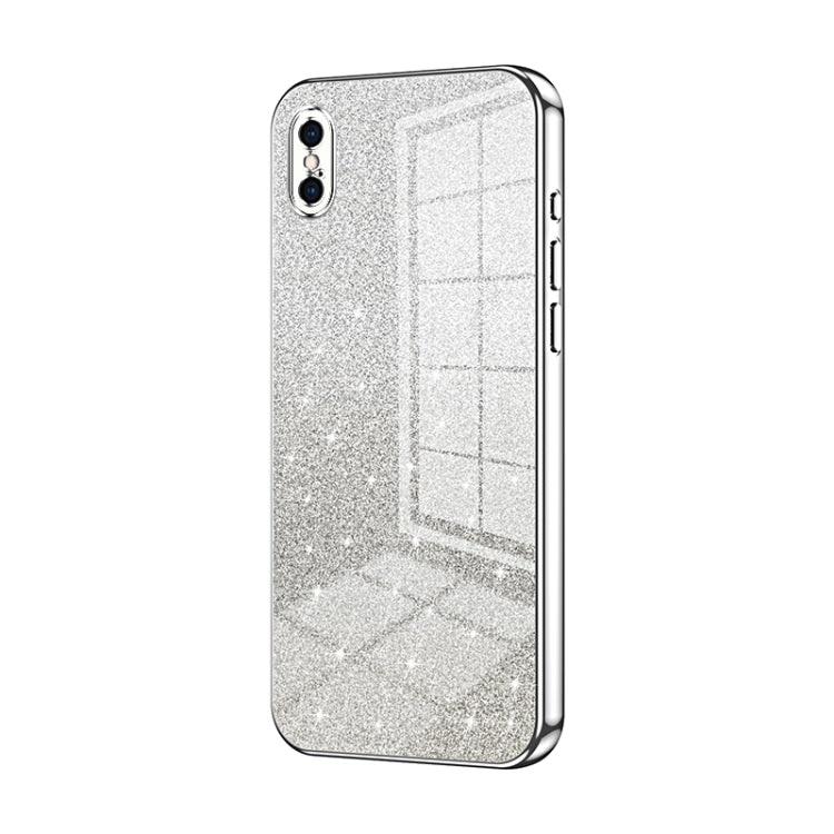 Capa de Telemóvel Electroplated com Pó de Glitter em Degradé, Para iPhone 11 Pro Max, Para iPhone 11, Para iPhone 11 Pro, Para iPhone X / XS, Para iPhone XR, Para iPhone XS Max