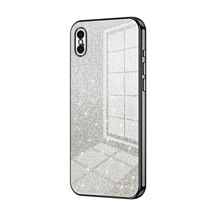Capa de Telemóvel Electroplated com Pó de Glitter em Degradé, Para iPhone 11 Pro Max, Para iPhone 11, Para iPhone 11 Pro, Para iPhone X / XS, Para iPhone XR, Para iPhone XS Max