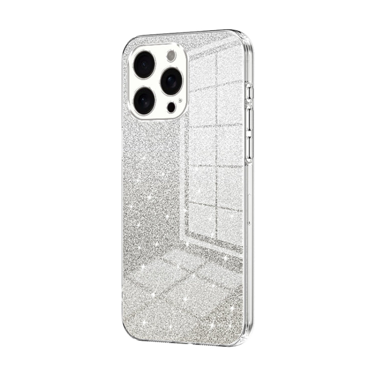 Capa de telemóvel eletroplatinada com pó de glitter em gradiente, para iPhone 17e / 16e, para iPhone 17 Pro Max, para iPhone 17 Pro, para iPhone 17, para iPhone Air, para iPhone 16 Pro Max