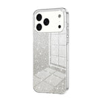 Capa de telemóvel eletroplatinada com pó de glitter em gradiente, para iPhone 17e / 16e, para iPhone 17 Pro Max, para iPhone 17 Pro, para iPhone 17, para iPhone Air, para iPhone 16 Pro Max