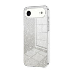 Capa de telemóvel eletroplatinada com pó de glitter em gradiente, para iPhone 17e / 16e, para iPhone 17 Pro Max, para iPhone 17 Pro, para iPhone 17, para iPhone Air, para iPhone 16 Pro Max