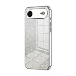 Capa de telemóvel eletroplatinada com pó de glitter em gradiente, para iPhone 17e / 16e, para iPhone 17 Pro Max, para iPhone 17 Pro, para iPhone 17, para iPhone Air, para iPhone 16 Pro Max