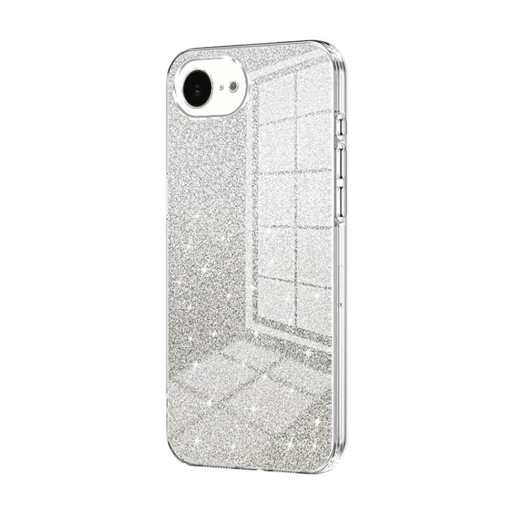 Capa de telemóvel eletroplatinada com pó de glitter em gradiente, para iPhone 17e / 16e, para iPhone 17 Pro Max, para iPhone 17 Pro, para iPhone 17, para iPhone Air, para iPhone 16 Pro Max