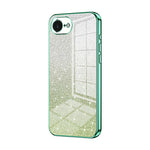 Capa de telemóvel eletroplatinada com pó de glitter em gradiente, para iPhone 17e / 16e, para iPhone 17 Pro Max, para iPhone 17 Pro, para iPhone 17, para iPhone Air, para iPhone 16 Pro Max