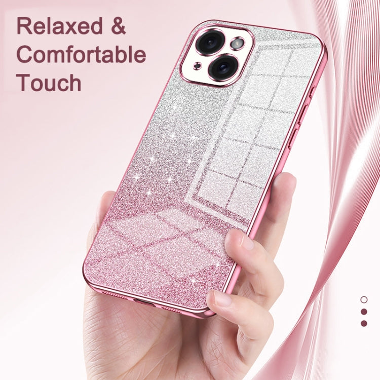 Capa de Telemóvel Electroplated com Pó de Glitter em Degradé, Para iPhone 11 Pro Max, Para iPhone 11, Para iPhone 11 Pro, Para iPhone X / XS, Para iPhone XR, Para iPhone XS Max