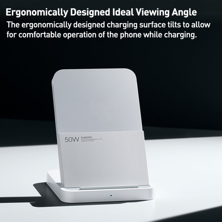 Carregador Sem Fios Vertical Original Xiaomi Pro 50W com Arrefecimento por Ar