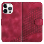 Capa de Couro para Telemóvel com Cabeça de Elefante em Relevo e Cordão, Para iPhone 16 Pro, Para iPhone 16 Plus, Para iPhone 16, Para iPhone 15 Pro Max, Para iPhone 15 Pro, Para iPhone 15 Plus
