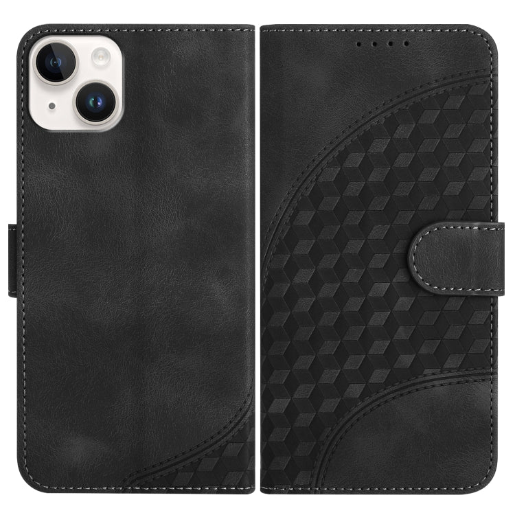 Capa de Couro para Telemóvel com Cabeça de Elefante em Relevo e Cordão, Para iPhone 16 Pro, Para iPhone 16 Plus, Para iPhone 16, Para iPhone 15 Pro Max, Para iPhone 15 Pro, Para iPhone 15 Plus