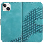 Capa de Couro para Telemóvel com Cabeça de Elefante em Relevo e Cordão, Para iPhone 16 Pro, Para iPhone 16 Plus, Para iPhone 16, Para iPhone 15 Pro Max, Para iPhone 15 Pro, Para iPhone 15 Plus