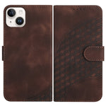 Capa de Couro para Telemóvel com Cabeça de Elefante em Relevo e Cordão, Para iPhone 16 Pro, Para iPhone 16 Plus, Para iPhone 16, Para iPhone 15 Pro Max, Para iPhone 15 Pro, Para iPhone 15 Plus
