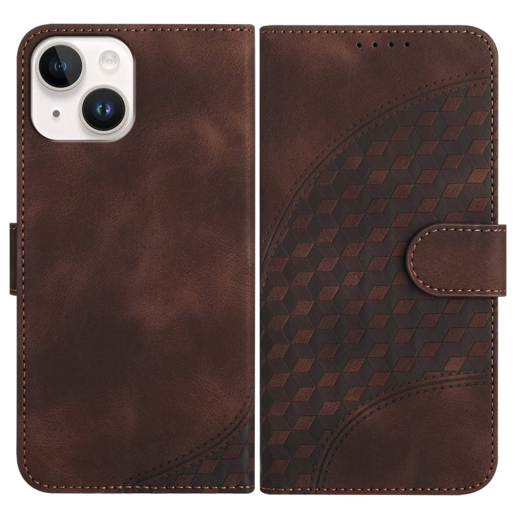 YX0060 Elephant Head Embossed Phone Leather Case with Lanyard, For iPhone 15, For iPhone 14 Plus, For iPhone 14, For iPhone 14 Pro, For iPhone 14 Pro Max, For iPhone SE 2022/SE 2020/6/7/8