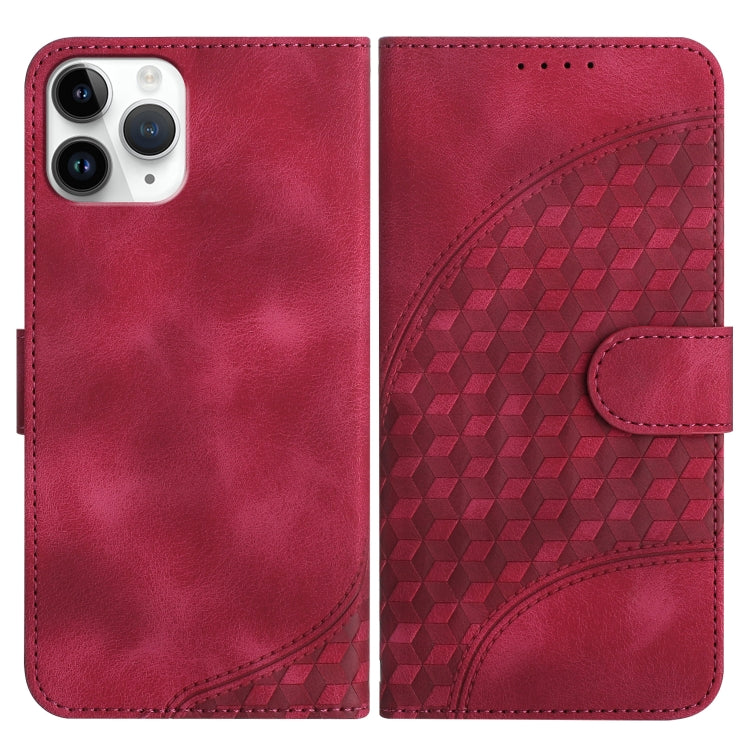 YX0060 Elephant Head Embossed Phone Leather Case with Lanyard, For iPhone 12 mini, For iPhone 11 Pro Max, For iPhone 11, For iPhone 11 Pro, For iPhone XS / X, For iPhone XR