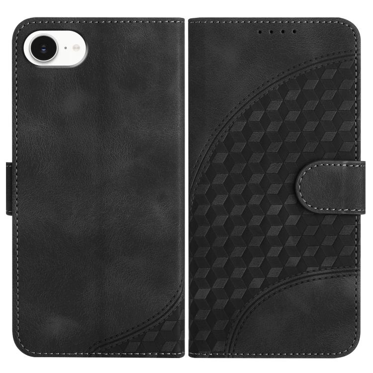 Capa de Couro para Telemóvel com Cabeça de Elefante em Relevo e Cordão, Para iPhone 17e / 16e, Para iPhone 17 Pro Max, Para iPhone 17 Pro, Para iPhone 17, Para iPhone Air, Para iPhone 16 Pro Max