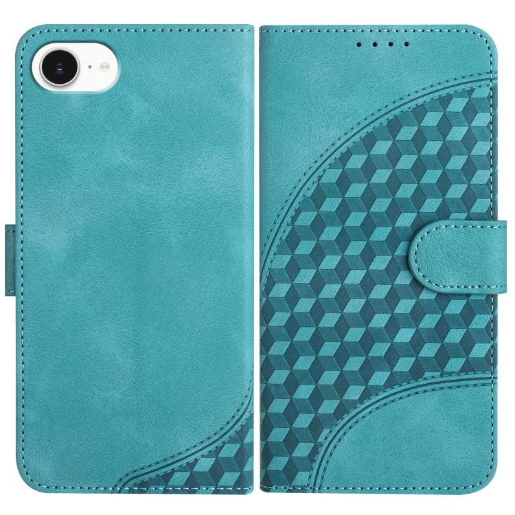 Capa de Couro para Telemóvel com Cabeça de Elefante em Relevo e Cordão, Para iPhone 17e / 16e, Para iPhone 17 Pro Max, Para iPhone 17 Pro, Para iPhone 17, Para iPhone Air, Para iPhone 16 Pro Max