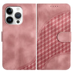 Capa de Couro para Telemóvel com Cabeça de Elefante em Relevo e Cordão, Para iPhone 16 Pro, Para iPhone 16 Plus, Para iPhone 16, Para iPhone 15 Pro Max, Para iPhone 15 Pro, Para iPhone 15 Plus