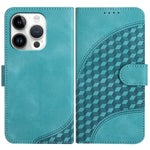 Capa de Couro para Telemóvel com Cabeça de Elefante em Relevo e Cordão, Para iPhone 16 Pro, Para iPhone 16 Plus, Para iPhone 16, Para iPhone 15 Pro Max, Para iPhone 15 Pro, Para iPhone 15 Plus