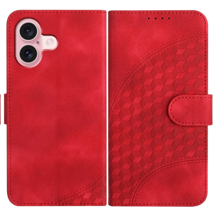 Capa de Couro para Telemóvel com Cabeça de Elefante em Relevo e Cordão, Para iPhone 16 Pro, Para iPhone 16 Plus, Para iPhone 16, Para iPhone 15 Pro Max, Para iPhone 15 Pro, Para iPhone 15 Plus