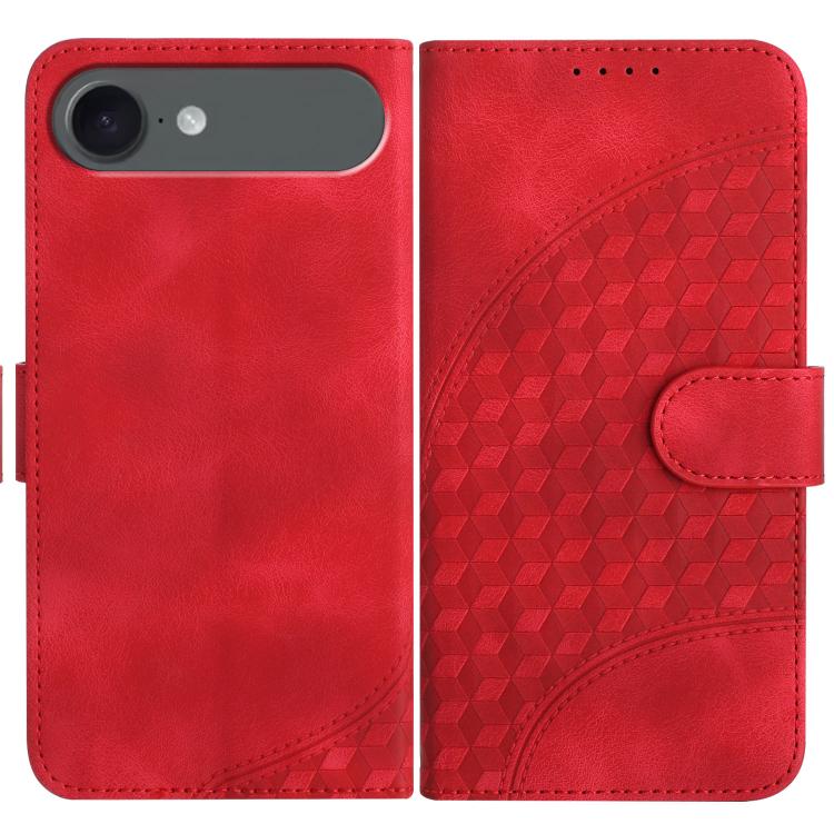 Capa de Couro para Telemóvel com Cabeça de Elefante em Relevo e Cordão, Para iPhone 17e / 16e, Para iPhone 17 Pro Max, Para iPhone 17 Pro, Para iPhone 17, Para iPhone Air, Para iPhone 16 Pro Max