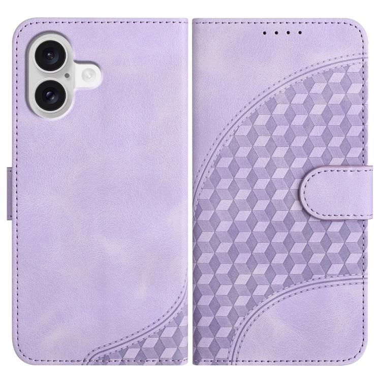Capa de Couro para Telemóvel com Cabeça de Elefante em Relevo e Cordão, Para iPhone 17e / 16e, Para iPhone 17 Pro Max, Para iPhone 17 Pro, Para iPhone 17, Para iPhone Air, Para iPhone 16 Pro Max
