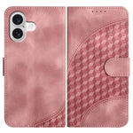 Capa de Couro para Telemóvel com Cabeça de Elefante em Relevo e Cordão, Para iPhone 17e / 16e, Para iPhone 17 Pro Max, Para iPhone 17 Pro, Para iPhone 17, Para iPhone Air, Para iPhone 16 Pro Max
