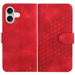 Capa de Couro para Telemóvel com Cabeça de Elefante em Relevo e Cordão, Para iPhone 17e / 16e, Para iPhone 17 Pro Max, Para iPhone 17 Pro, Para iPhone 17, Para iPhone Air, Para iPhone 16 Pro Max