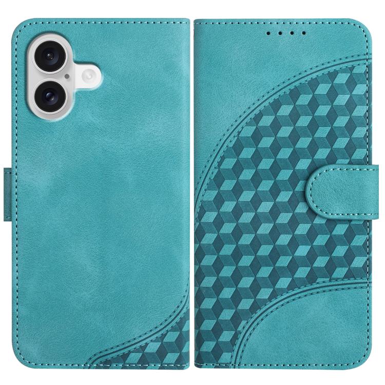 Capa de Couro para Telemóvel com Cabeça de Elefante em Relevo e Cordão, Para iPhone 17e / 16e, Para iPhone 17 Pro Max, Para iPhone 17 Pro, Para iPhone 17, Para iPhone Air, Para iPhone 16 Pro Max