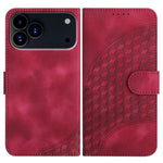 Capa de Couro para Telemóvel com Cabeça de Elefante em Relevo e Cordão, Para iPhone 17e / 16e, Para iPhone 17 Pro Max, Para iPhone 17 Pro, Para iPhone 17, Para iPhone Air, Para iPhone 16 Pro Max
