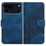 Capa de Couro para Telemóvel com Cabeça de Elefante em Relevo e Cordão, Para iPhone 17e / 16e, Para iPhone 17 Pro Max, Para iPhone 17 Pro, Para iPhone 17, Para iPhone Air, Para iPhone 16 Pro Max