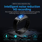 Pulseira Eletrónica de Gravação Inteligente JNN C5 com Redução de Ruído HD, 8GB, 16GB, 32GB, 64GB, 128GB