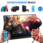 Monitor Portátil de 15,6 polegadas HDR 1080P Ecrã IPS, 15,6 polegadas 1080P