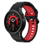 Pulseira de Relógio em Silicone com Textura Ondulada e Duas Cores, Para Samsung Galaxy Watch 6