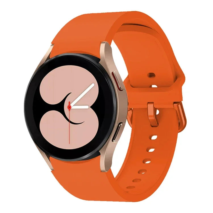 Pulseira Desportiva em Silicone com Fivela Colorida, Para Samsung Galaxy Watch 6 / 6 Classic